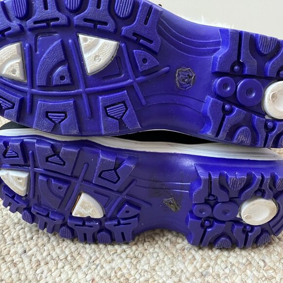 Dream pairs Purple Pink Flowers White Fur Cold Weather Winter Snow Boots Girls 4 - Picture 7 of 9